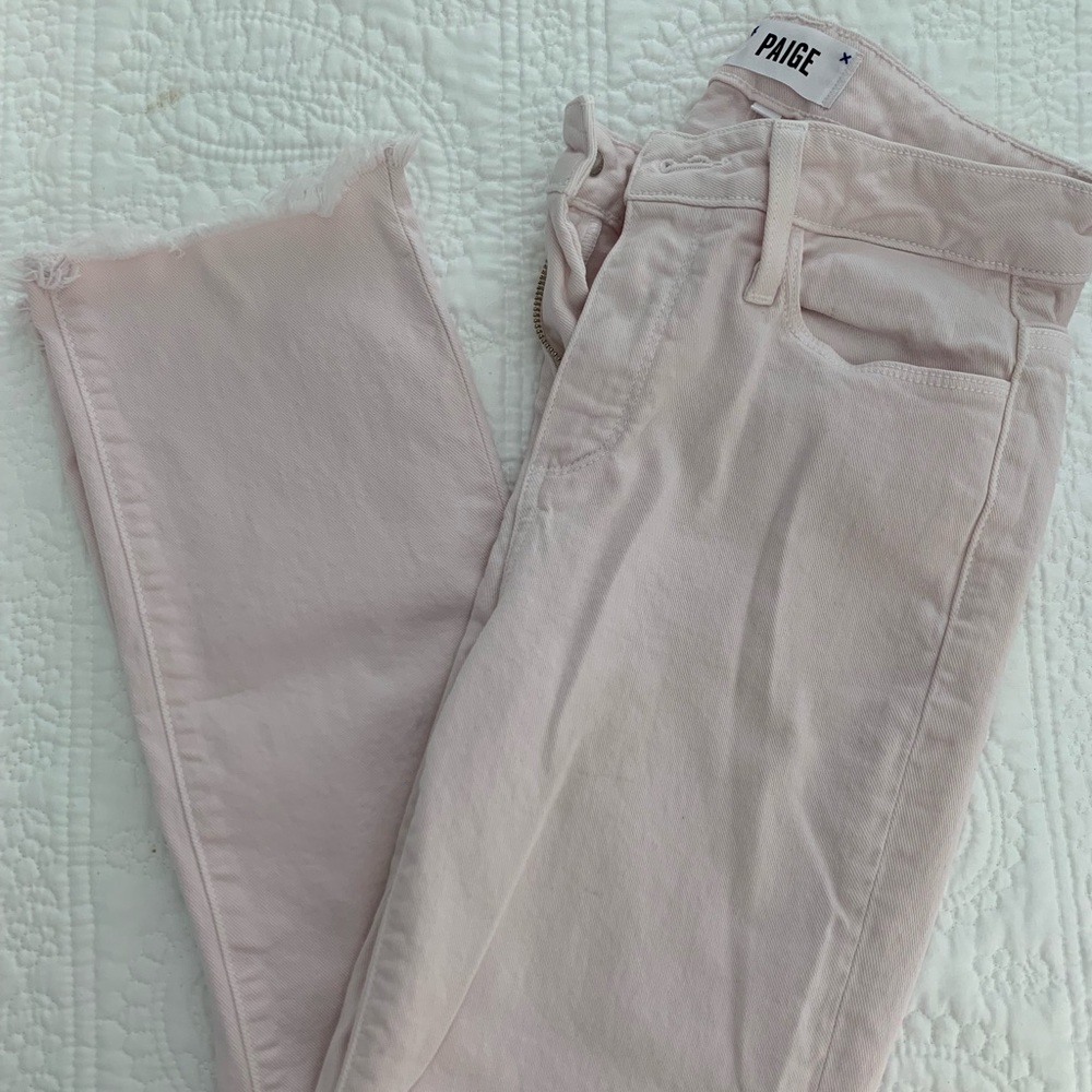 Paige pink jeans